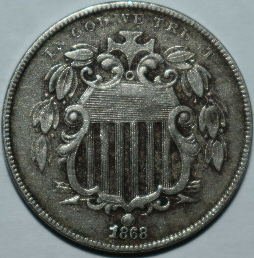 1868-Shield-Nickel,-Is-This-VF-Or-XF?