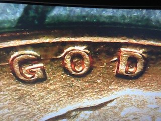 1959-D-Cent-Word-G-O-D