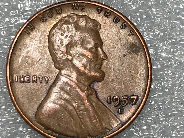 1957-D-One-Cent-Die-Chips-On-Liberty