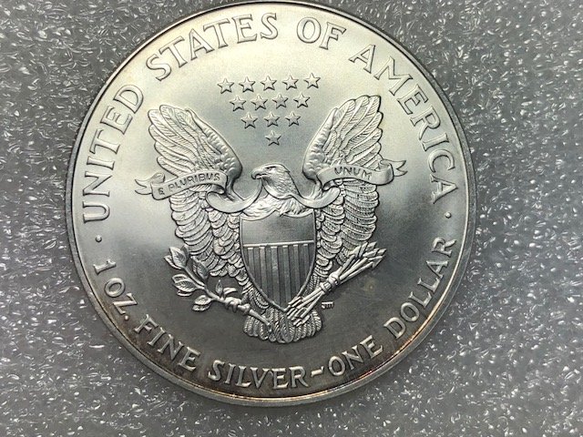 2001-American-Silver-Eagle-For-Grading