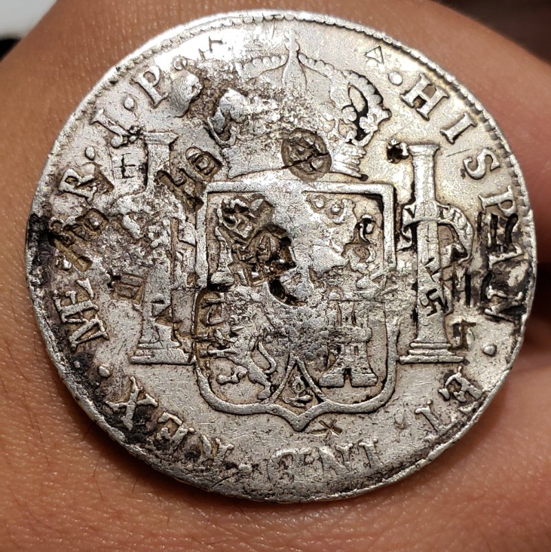Carolus-IV-8-Reales-Chopmarked-With-