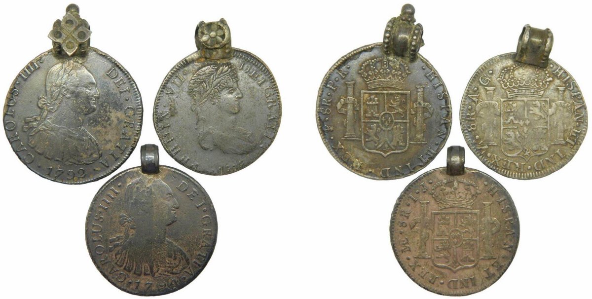 1796-Mexican-8-Reales-Turned-Pendant,-Is-It-Possible-To-Determine-Ethnic-Origin?