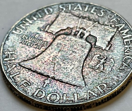 1952-P-Franklin-Half-Dollar-With-Toning