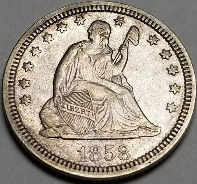 1858-Seated-Liberty-Quarter