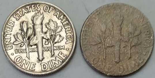 1970-Dime-Has-Different-Coloring
