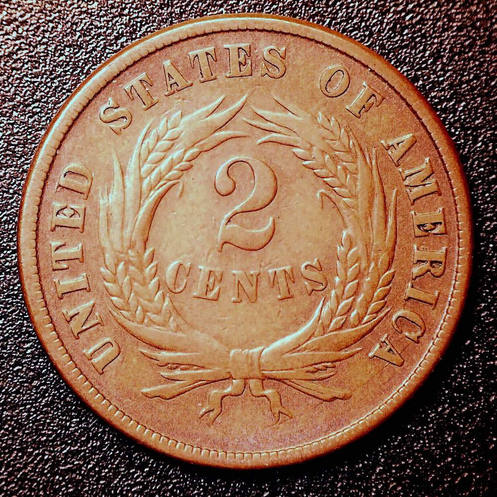 1871-2-Cent-For-Grading