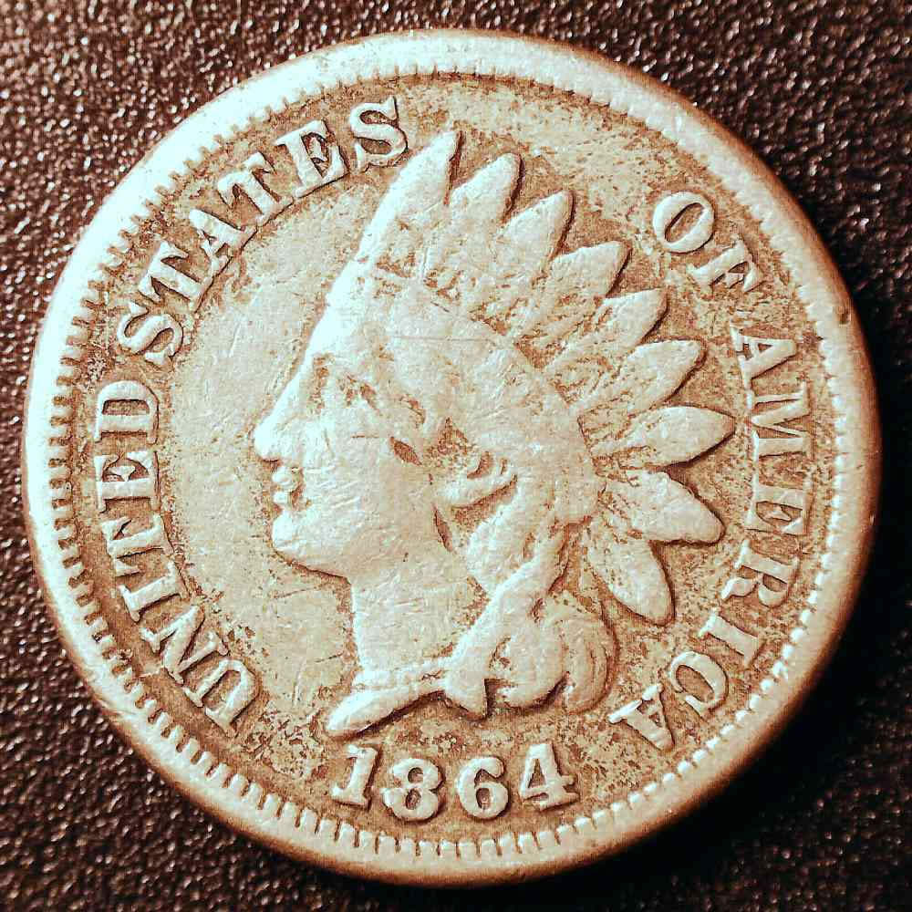 1864-Indian-Head-Cent-For-Grading