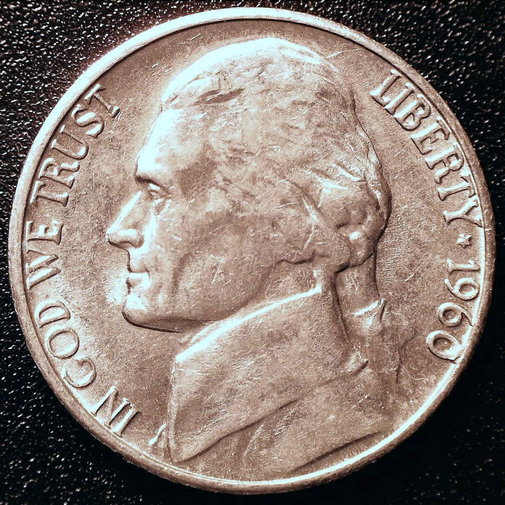 1960-D-Jefferson-Nickel-LDS/Md/RPM/