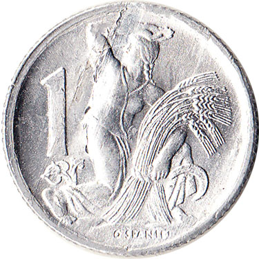 Czechoslovakia-1951-1-Koruna-Aluminum-Coin---Mint-Error-Or-Something-Else?
