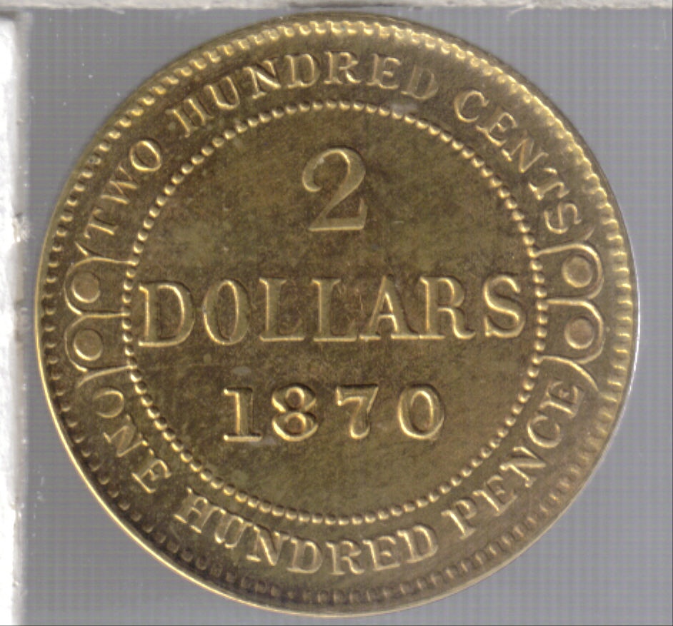 1870-Newfoundland-2-Dollar-Gold