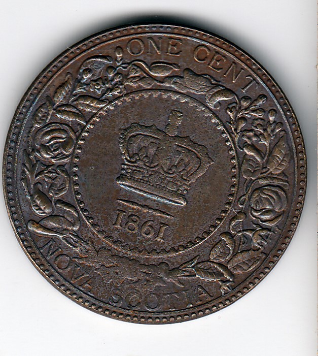 1c-1861-Nova-Scotia-Bronze-'Reproduction'-Counterfeit