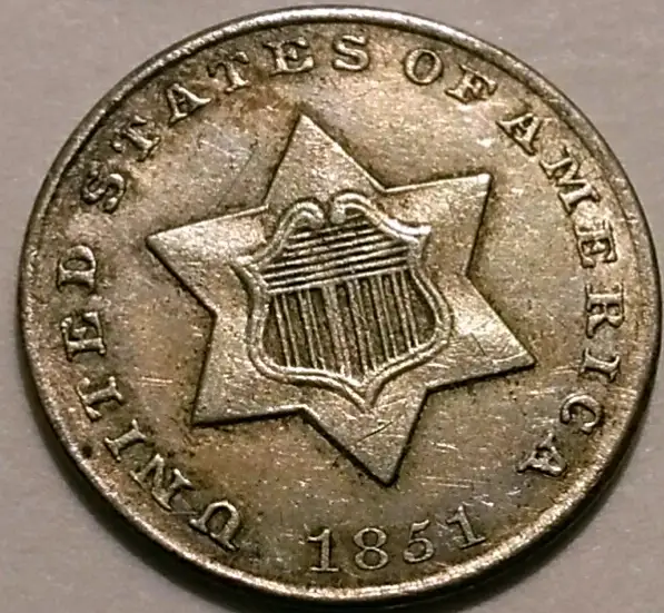 1851-P-Silver-3-Cent-Piece