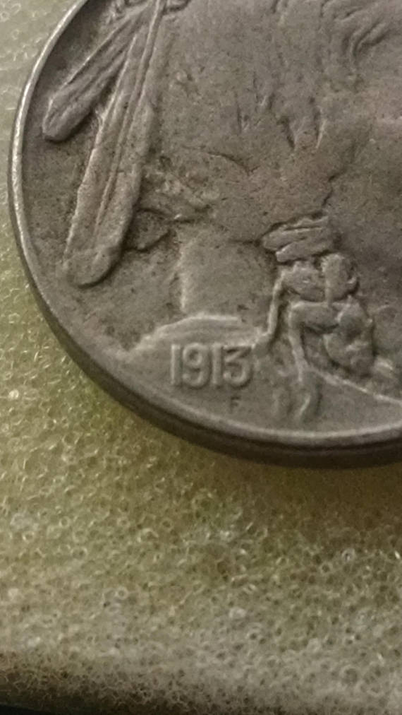 1913-Type-2-S-Buffalo-Nickel-Indian-Head-Nickel-Rare-Key-Date-San-Francisco