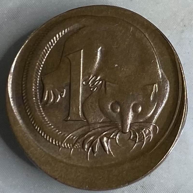 1966-1-Cent-Error-Out-Of-Allignment?