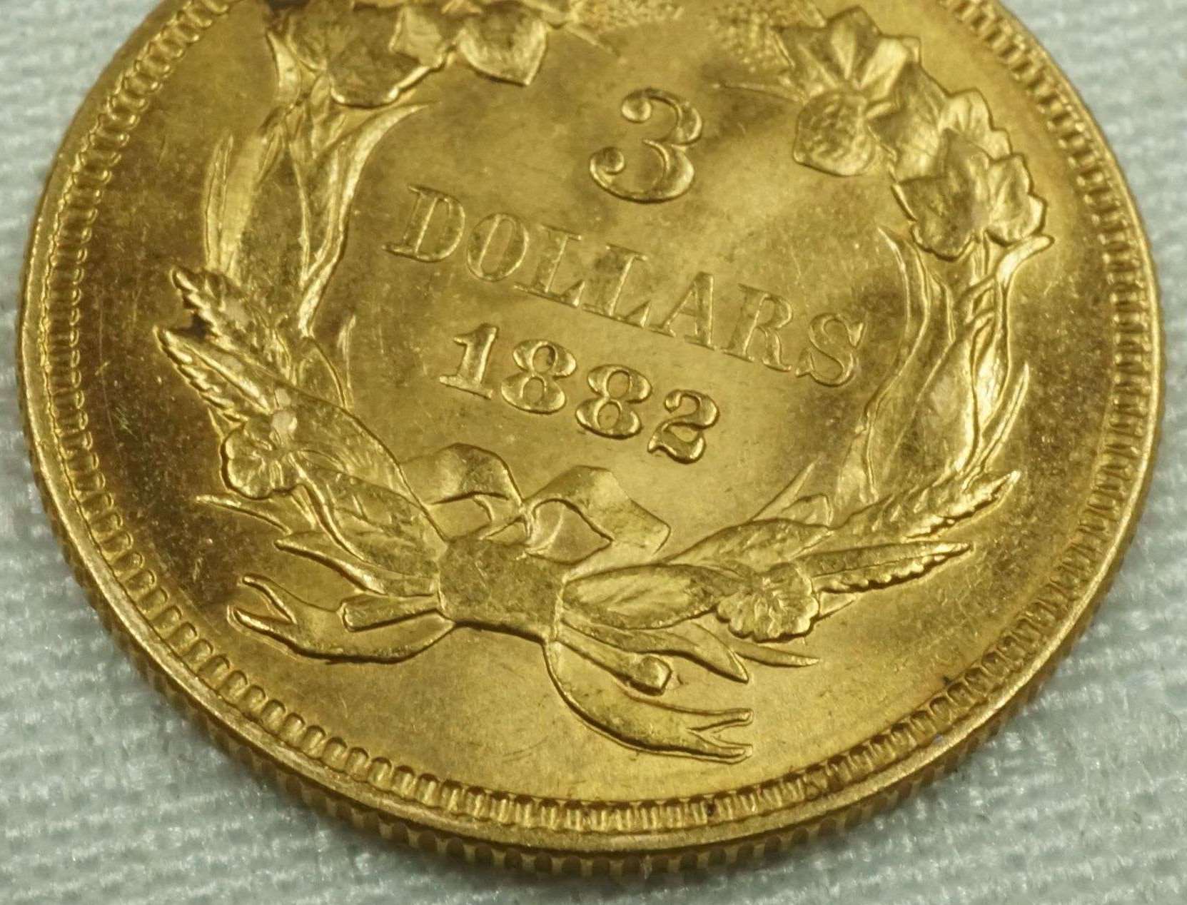 1882-Three-Dollar-Gold-Grading
