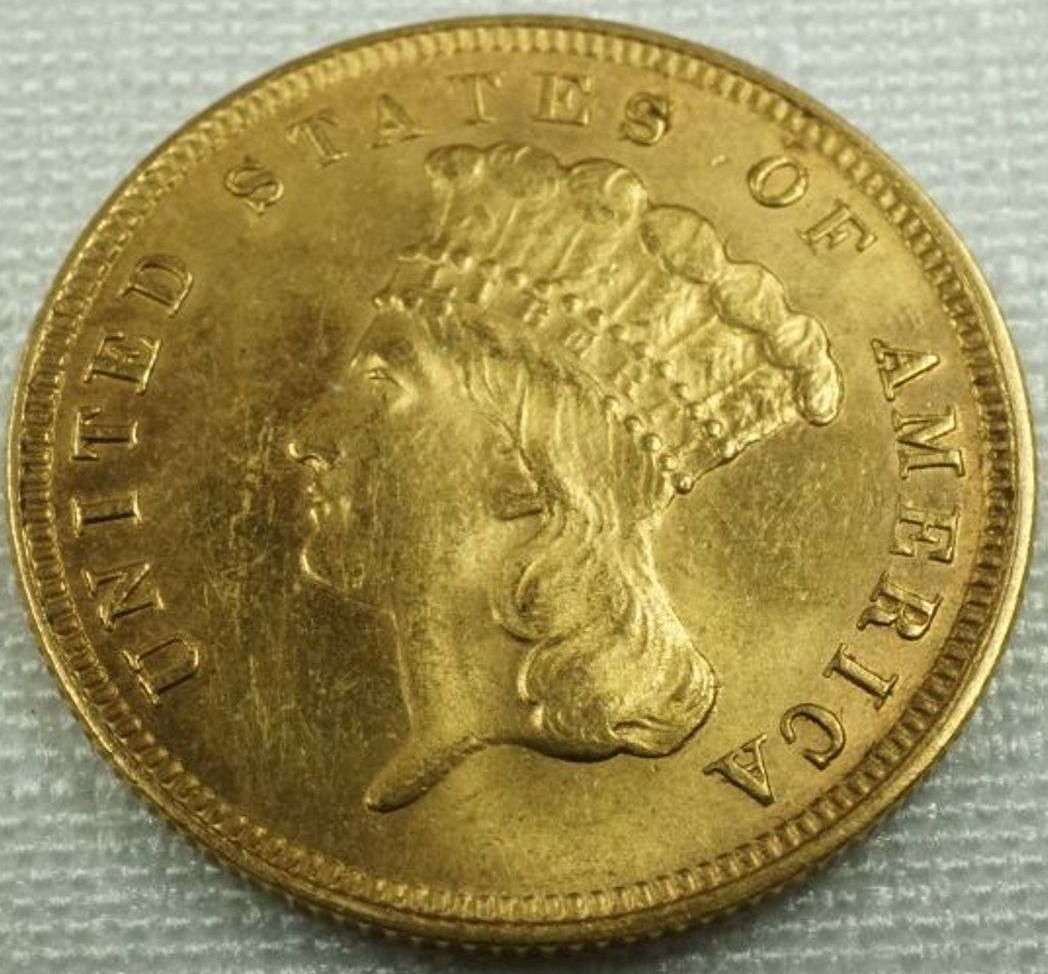 1882-Three-Dollar-Gold-#2-----Grading