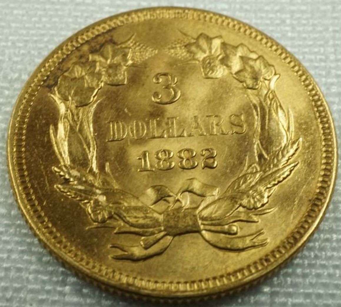1882-Three-Dollar-Gold-Grading