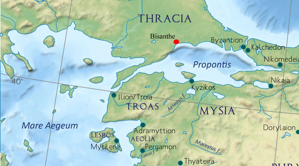 Bisanthe---Apollo-&-Tripod-+-Dionysos-&-Grape-Bunch
