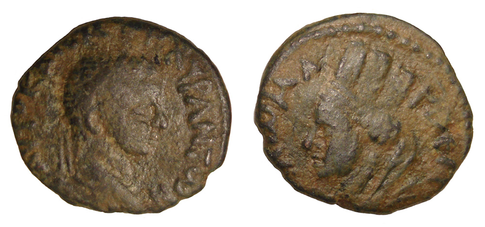 Elagabalus,-Laureate-And-Radiate-From-Edessa