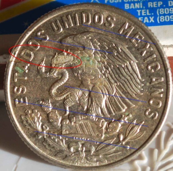 50-Centavos-Mexico-1965-Cracked-Coin