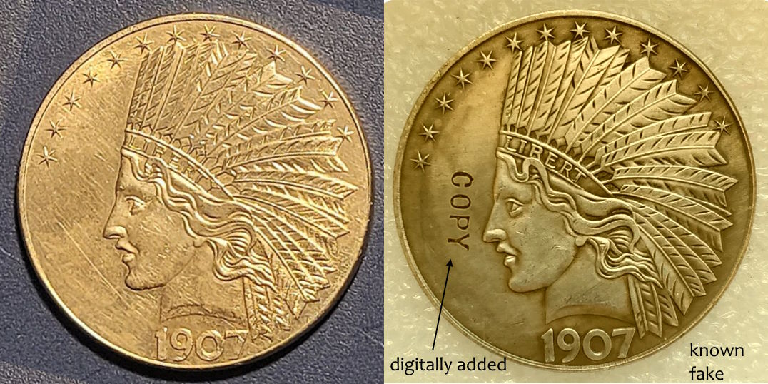 1907-Indian-Head-Gold-Eagle-10-Dollar-Coin-No-Motto-Real?