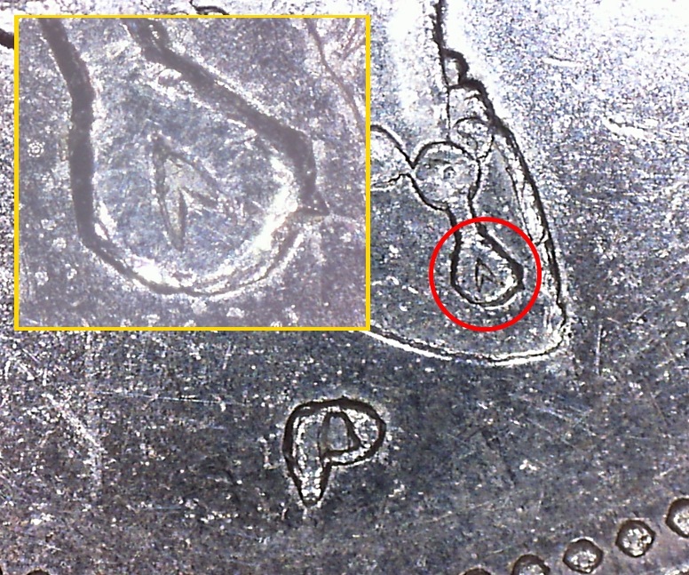 2001-P-5-Cent,-Very-Large-Amount-Of-Die-Chips-On-OBV-And-Rev