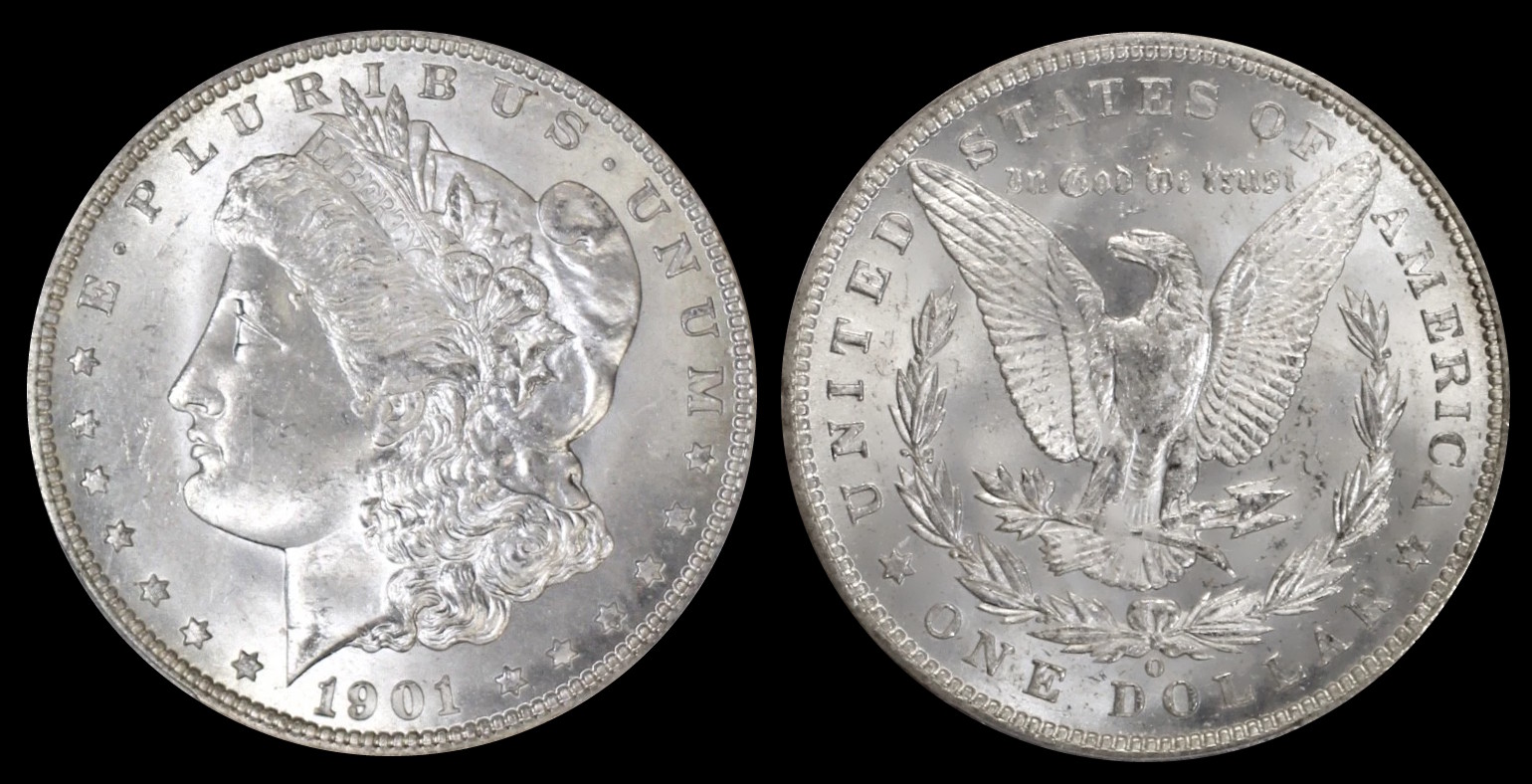 NumisƐd's-Morgan-Dollar-Date-Set