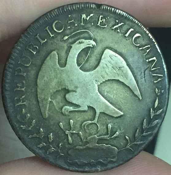 Pair-Of-Contemporary-Counterfeit-Cap-&-Rays-8-Reales