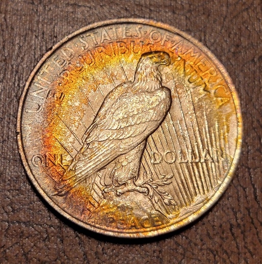 Toned-1923-Peace-Dollar