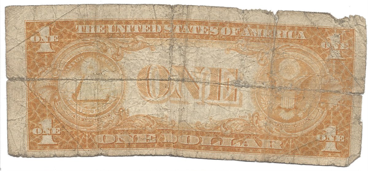 1935c-$1-Silver-Cert--Yellow-Seal-Yellow-Sns---Gold-Back