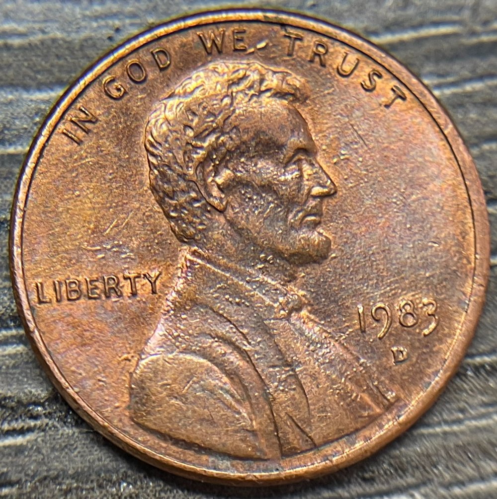 1983-D-Lincoln-Cent-Die-Crack-On-Reverse-Runs-From-