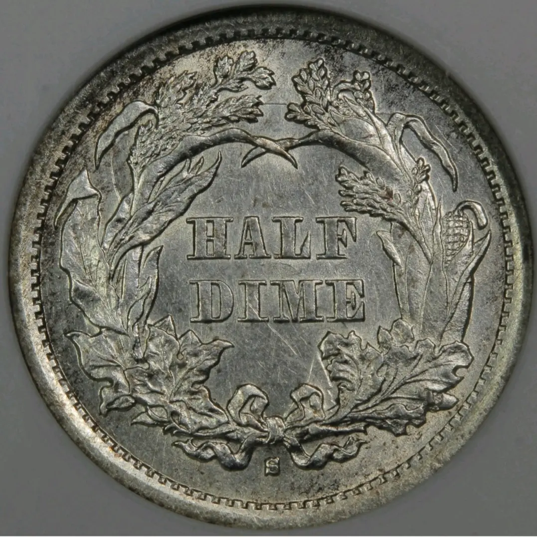 Newp---1872-S-H10c-MM-Below