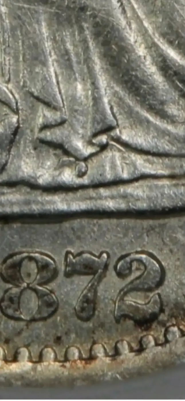 Newp---1872-S-H10c-MM-Below