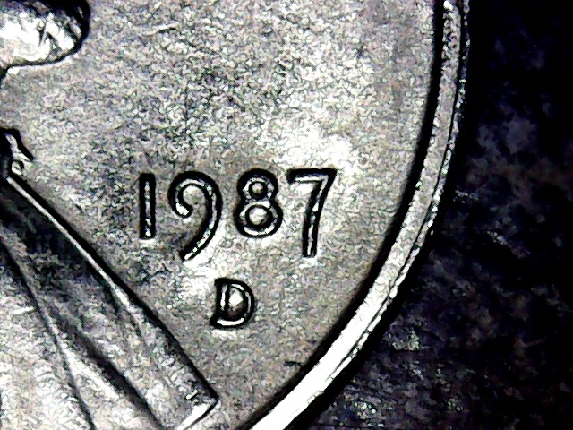 1987-D-Lincoln-Cent--Unplated