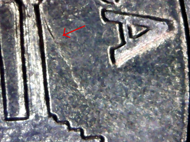 1960-DSd-Lincoln-Cent--Die-Cracks-And-Die-Chips