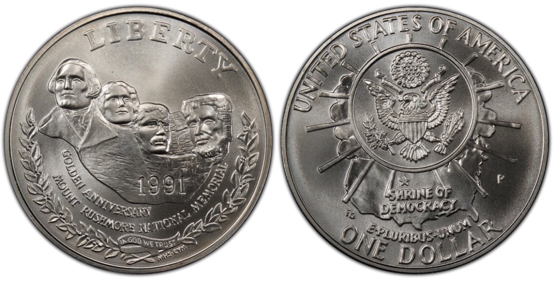 $56+-Uncirculated-/-Uncertified-1991-D-Rushmore-Clad-Half?!