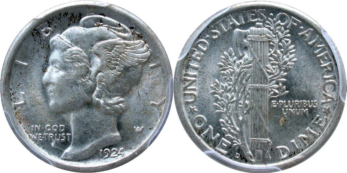 1924-D-Mercury-Dime:-2-Specimens-To-Consider