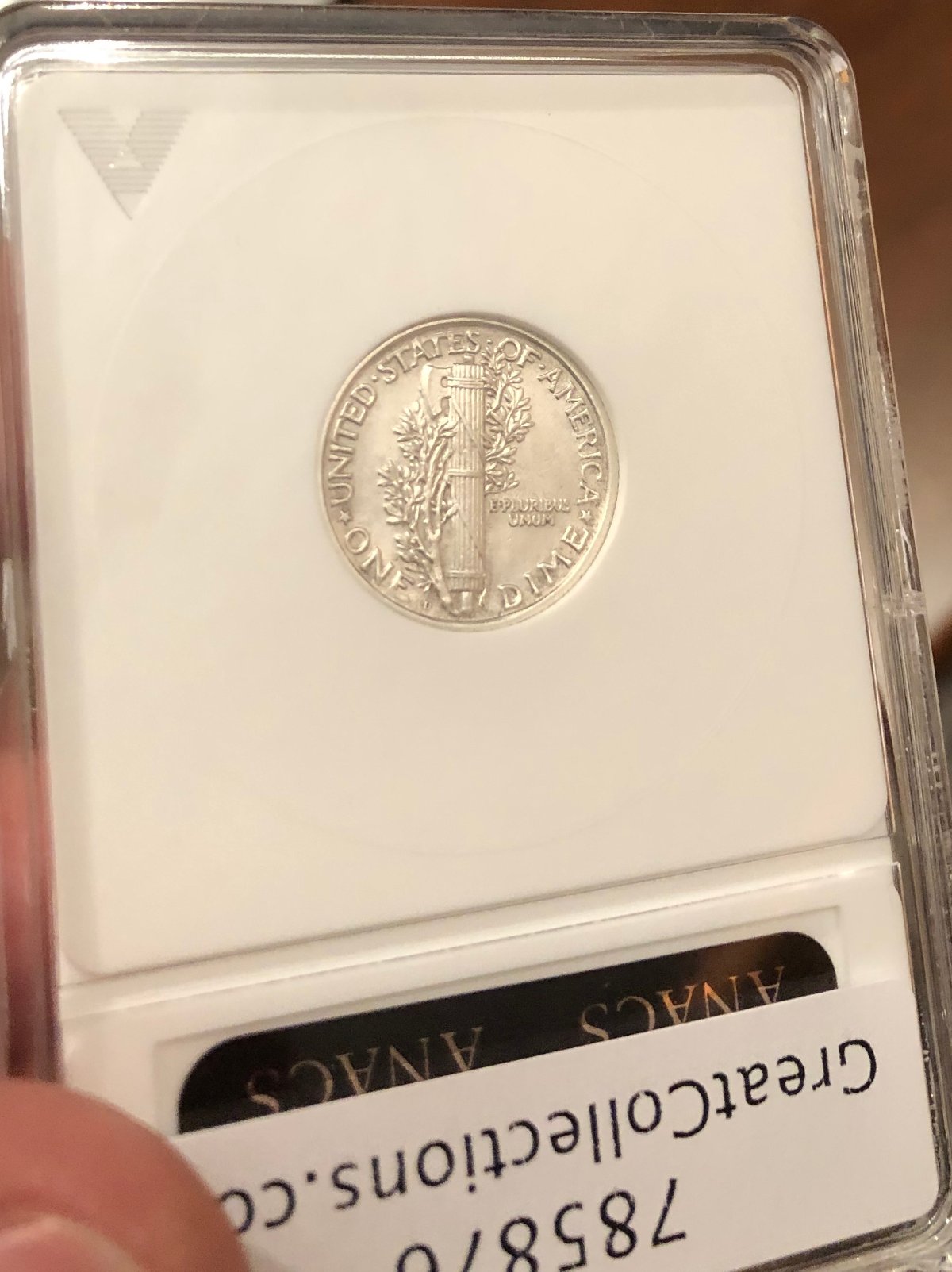 AU-55-Mercury-Dime-1924-D...no-Luster?