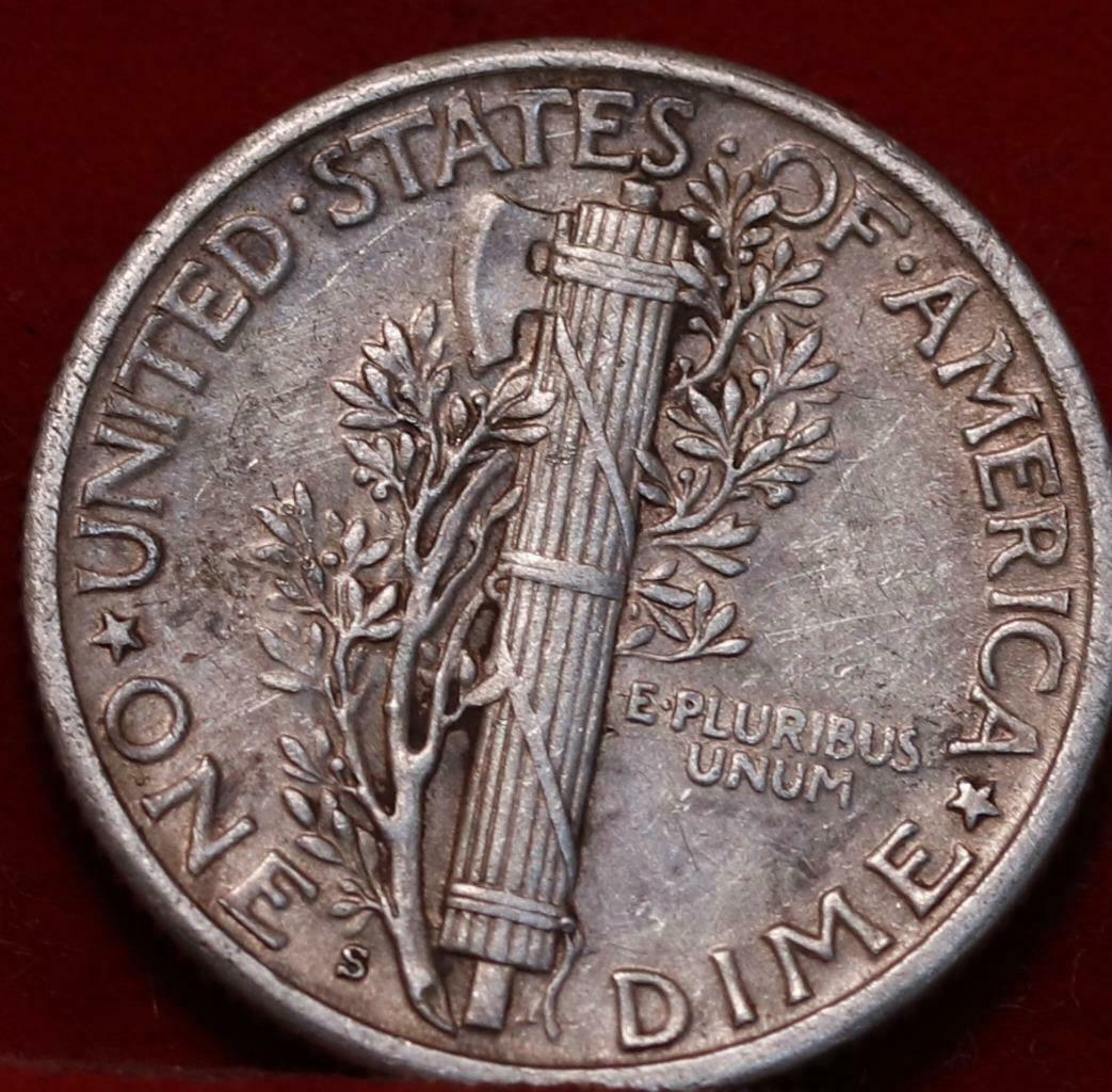 1917-D-And-1927-S-Dimes---Solid-AU-53-Problem-Free?