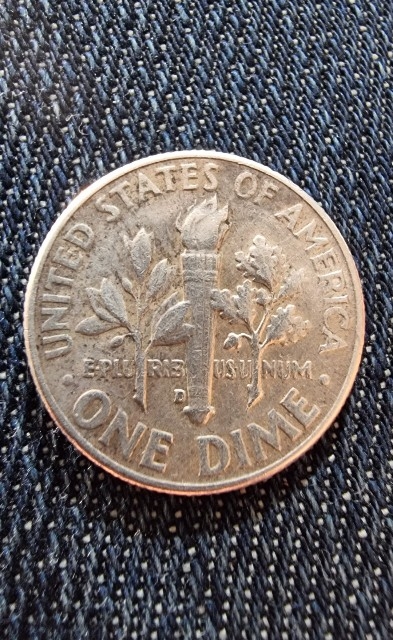 USA-Roosevelt-Dime-1964-D