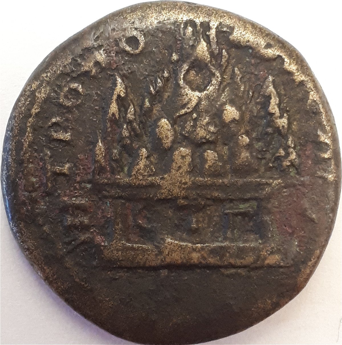 Roman-Coin-With-Greek-Inscriptions-Looking-For-Attribution