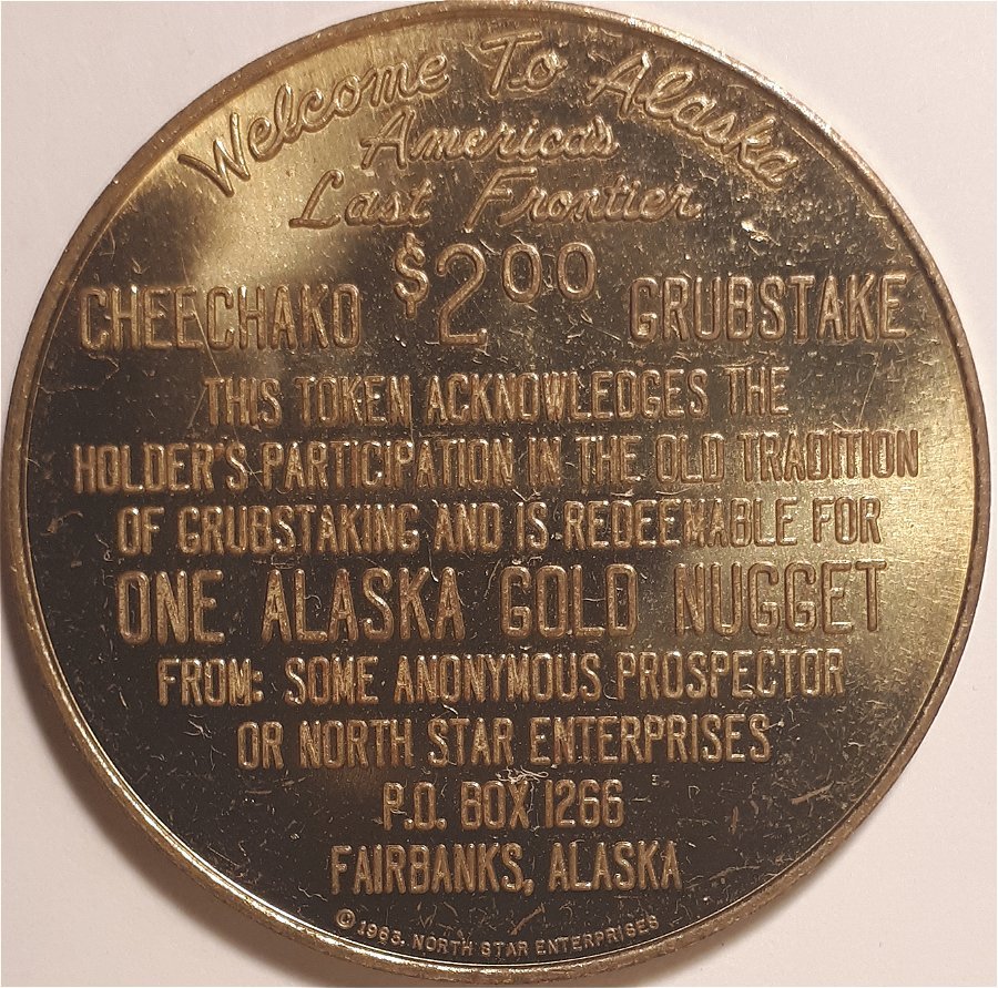 Alaska-Token-1963:-Good-For-One-Gold-Nugget
