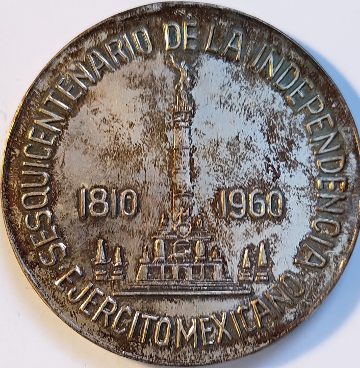 Large-Mexican-Medal-Is-It-Silver?-Catalogue-Reference?