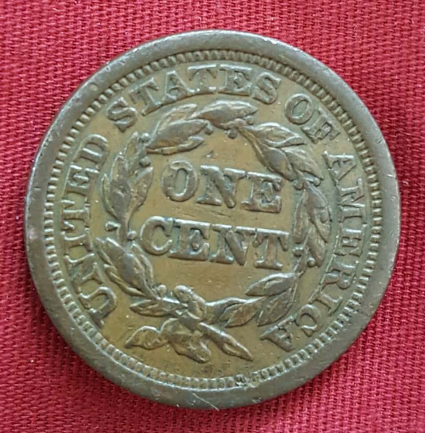1849-Braided-Hair-Cent----Weight-Is-11.51g-Instead-Of-10.89g----Fake?