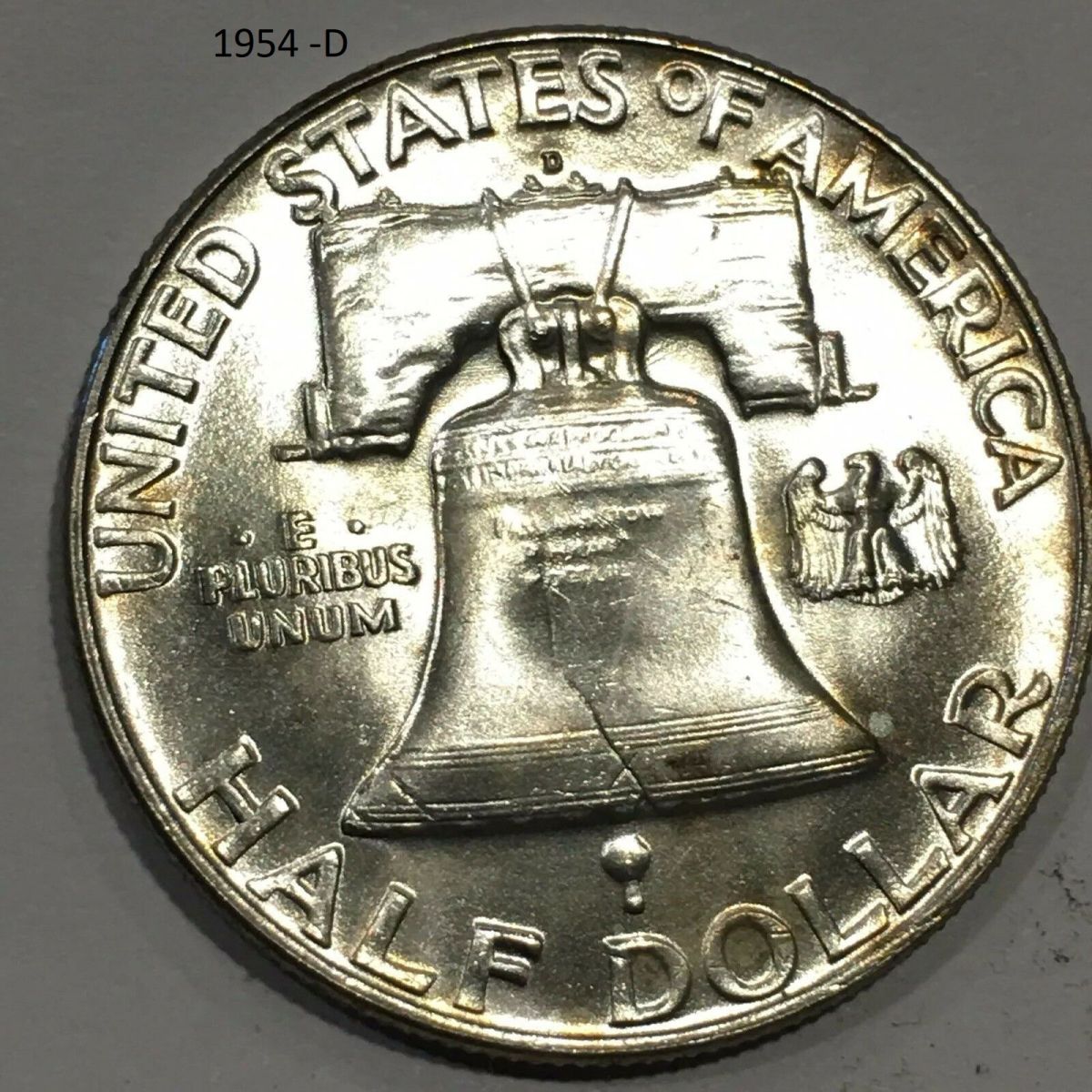 1954-D-Franklin-Half-Dollar---Full-Bell-Lines?