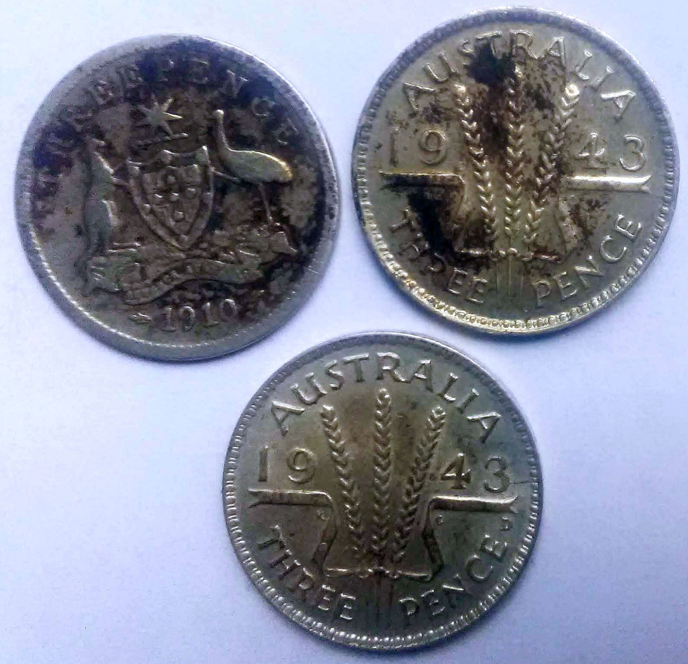 Australia-Complete-1910-1964-Threepence-Album