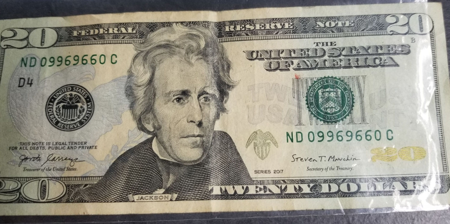 $20-Note-W/-Interesting-Serial-Number