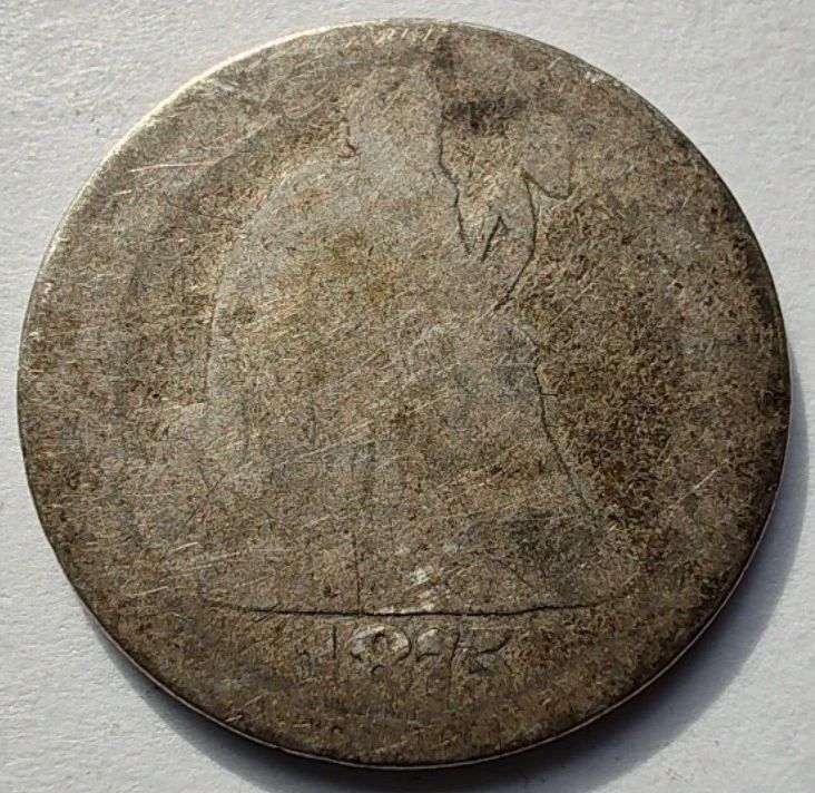 1875-Seated-Liberty-Dime-For-Grading