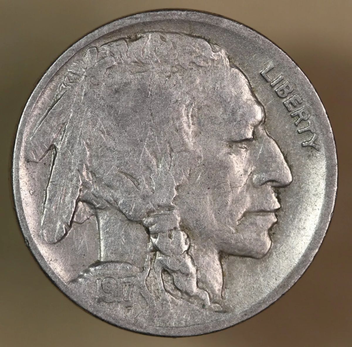 1917-D-Buffalo-Nickel-For-Grading