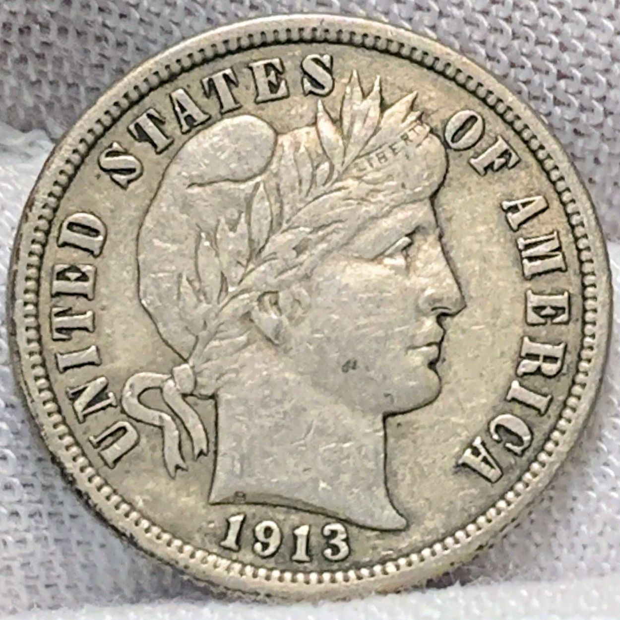 1913-Barber-Dime-For-Grading